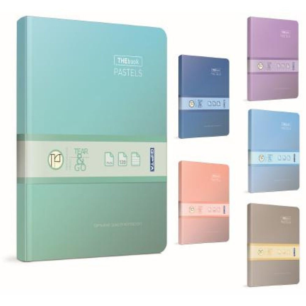 Gıpta Thebook Pastels İp.Dkş.Sert Kapak Defter 20x28 200 YP Çiz.3304