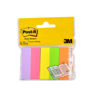 Post-it İndeks 100 YP 15x50 Fosforlu 5 Renk 670-5